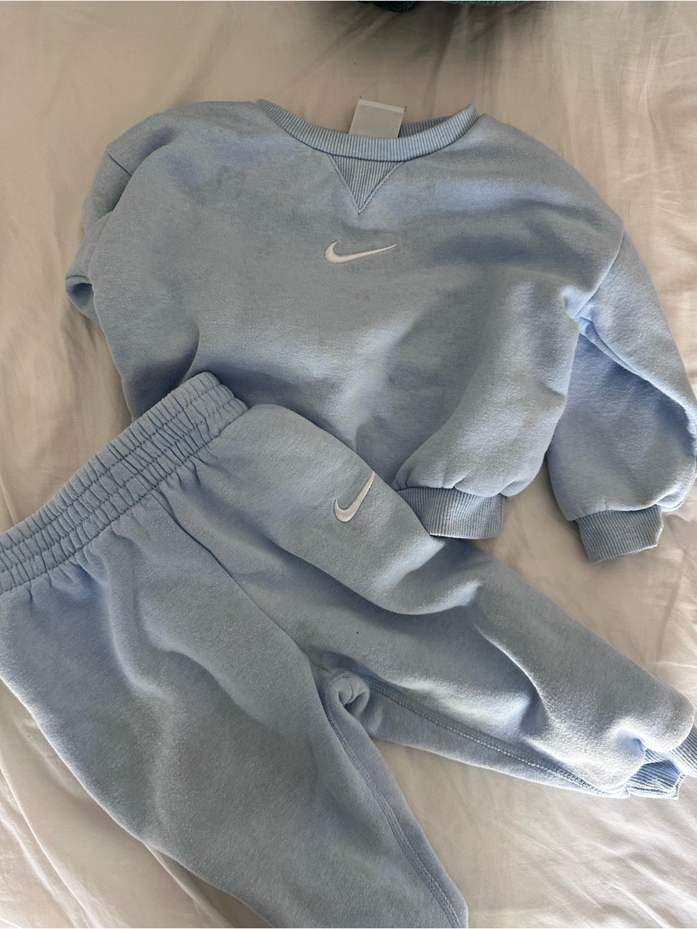 Nike Kids Blue Sweatpants & Joggers Set - Light Blue